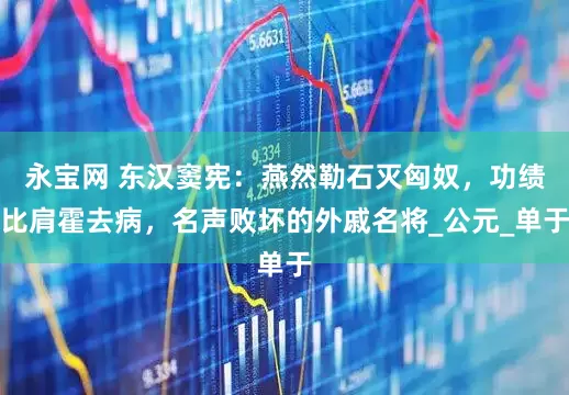 永宝网 东汉窦宪：燕然勒石灭匈奴，功绩比肩霍去病，名声败坏的外戚名将_公元_单于
