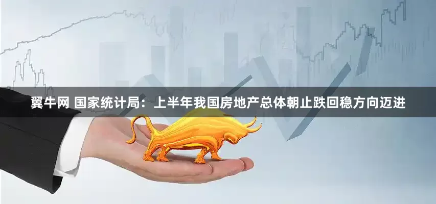 翼牛网 国家统计局：上半年我国房地产总体朝止跌回稳方向迈进