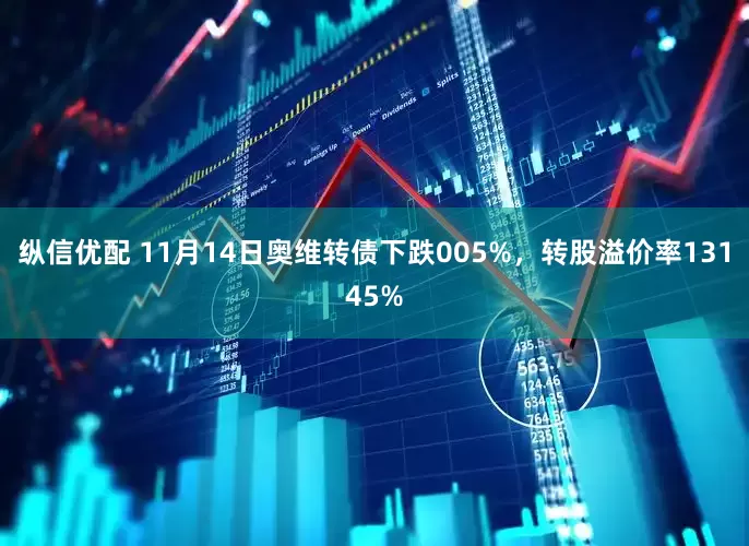 纵信优配 11月14日奥维转债下跌005%，转股溢价率13145%
